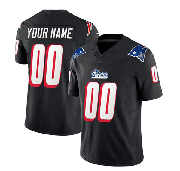 American Football Jersey | Custom NE.Patriots Active Player Black 2023 F.U.S.E. Throwback Limited Stitched Marou - image 1