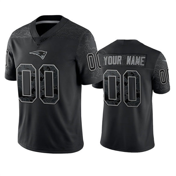 American Football Jersey | Custom NE.Patriots Active Player Black Reflective Limited Stitched Marou - image 1