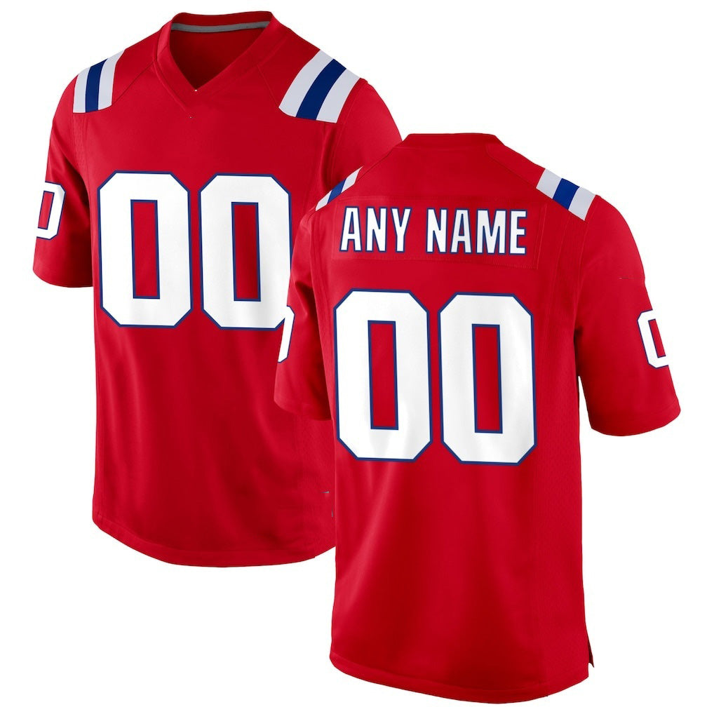 American Football Jersey | Custom NE.Patriots Red Alternate Marou - image 1