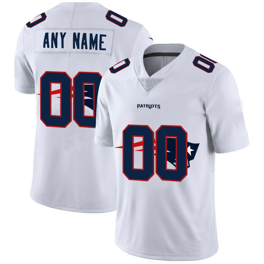 American Football Jersey | Custom NE.Patriots White Team Big Logo Limited Marou - image 1