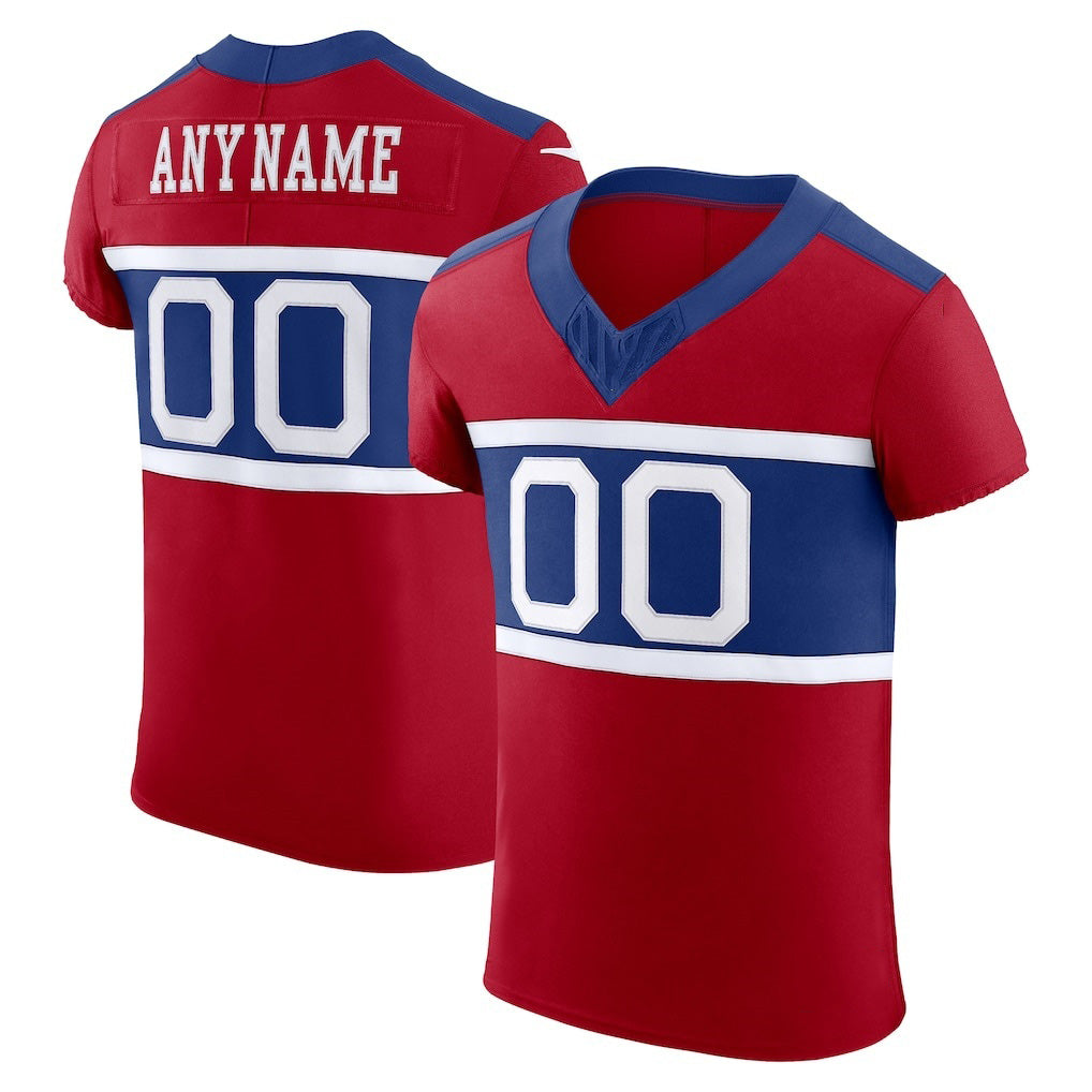American Football Jersey | Custom NY.Giants Red Alternate Vapor F.U.S.E. Marou - image 1