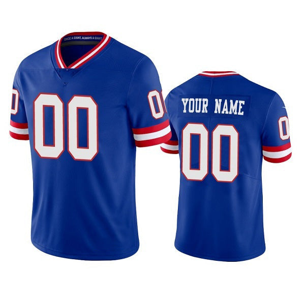 American Football Jersey | Custom NY.Giants Royal Classic Retired Player Stitched Marou - image 1