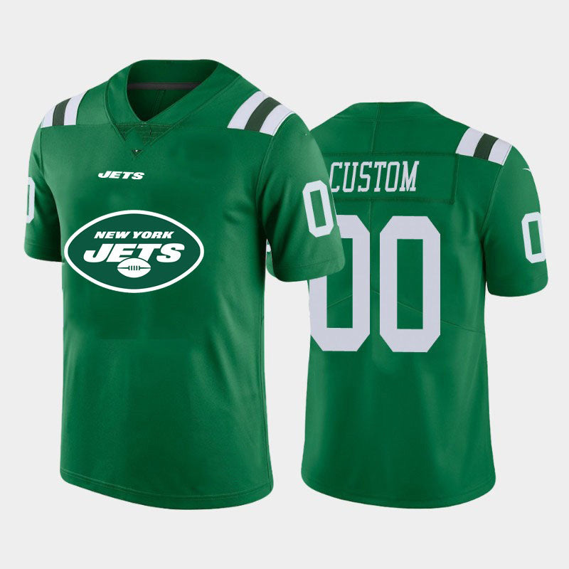 American Football Jersey | Custom NY.Jets Green Team Big Logo Limited Marou - image 1