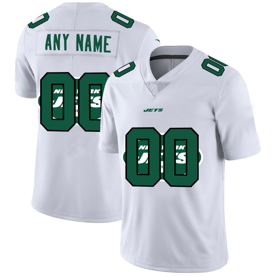 American Football Jersey | Custom NY.Jets White Team Big Logo Limited Marou - image 1