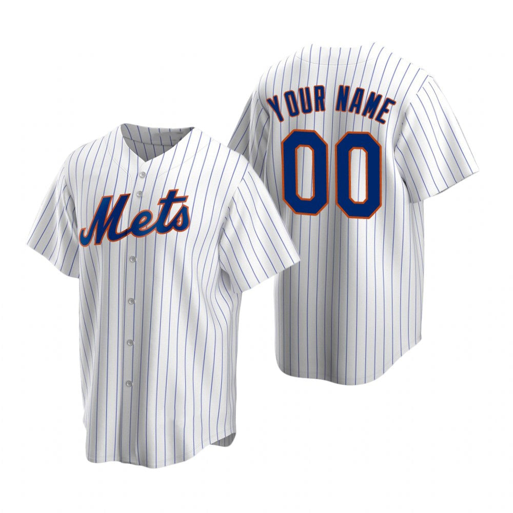 Baseball Jersey | Custom New York Mets White Stitched Home - image 1