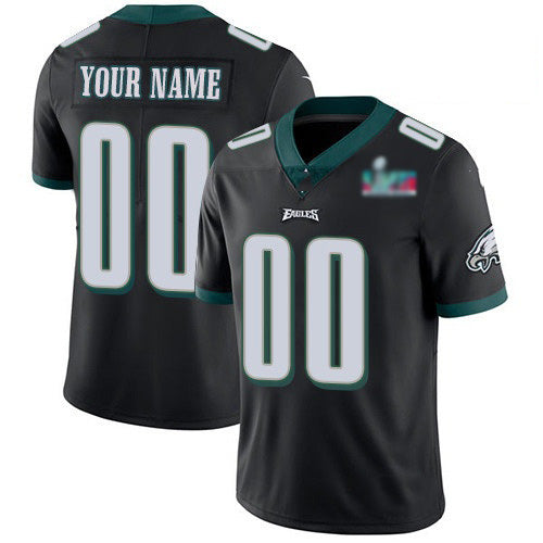 American Football Jersey | Custom P.Eagles ACTIVE PLAYER Black LVII Patch Limited Stitched Marou - image 1