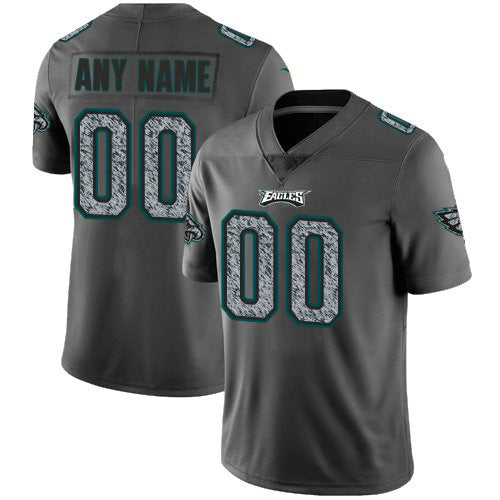 American Football Jersey | Custom P.Eagles Gray Static Limited Marou - image 1