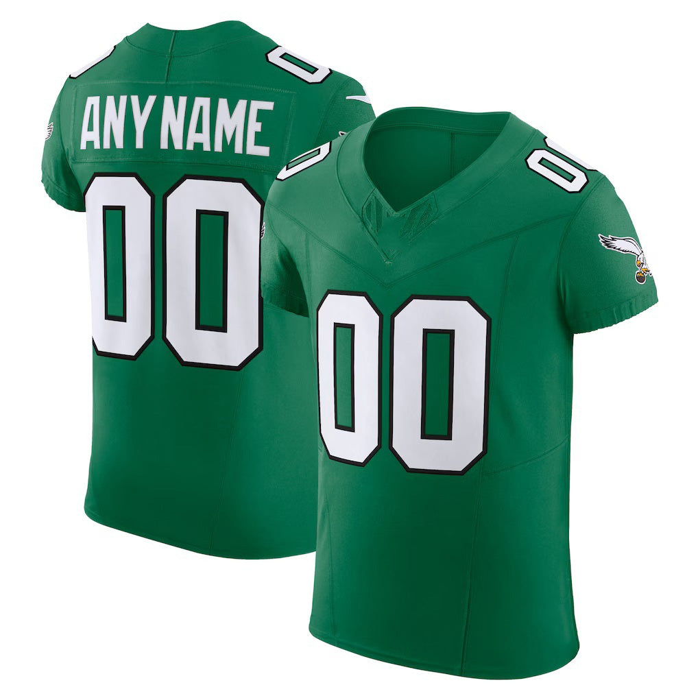 American Football Jersey | Custom P.Eagles Kelly Green 2nd Alternate Vapor F.U.S.E. Marou - image 1