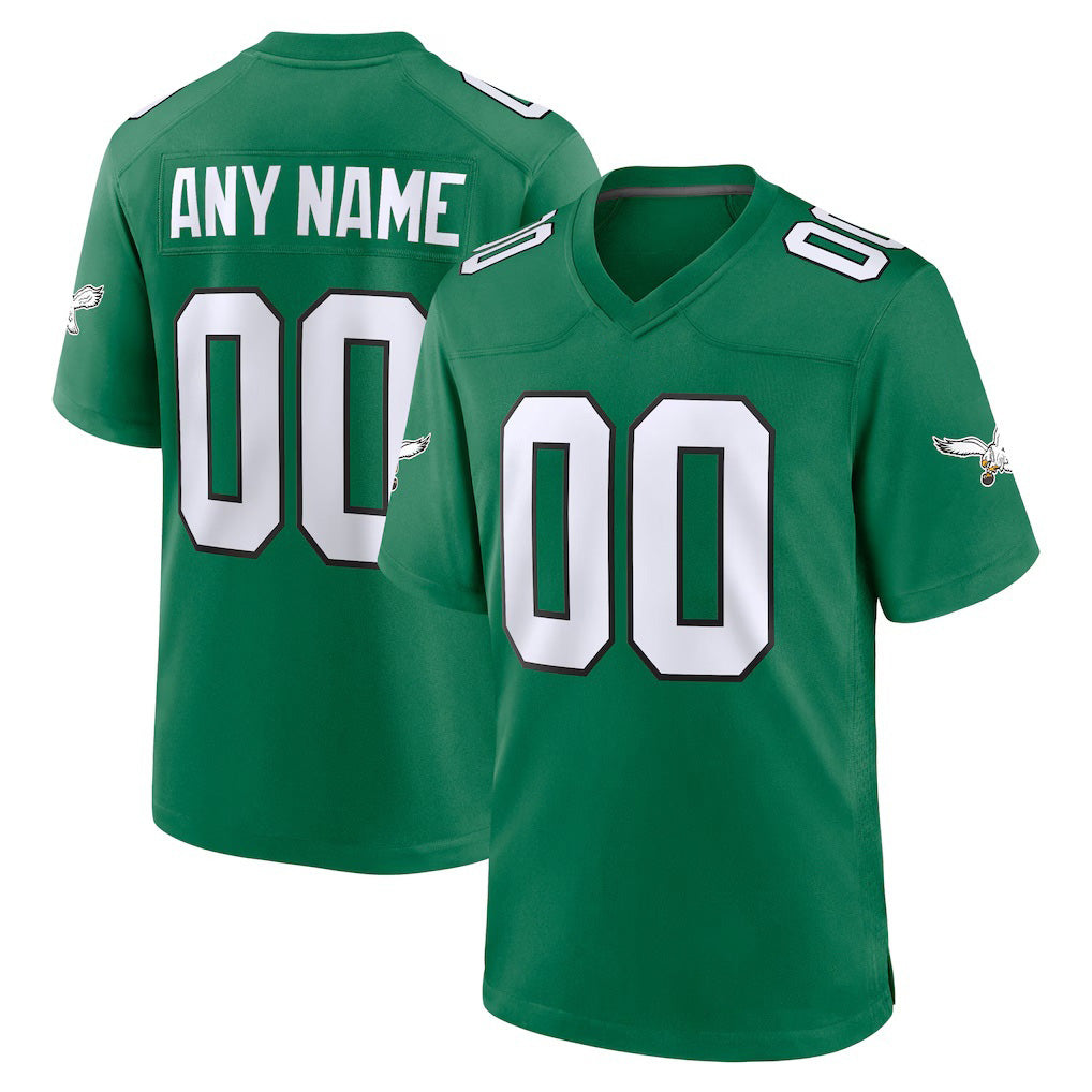 American Football Jersey | Custom P.Eagles Kelly Green Alternate Game Marou - image 1