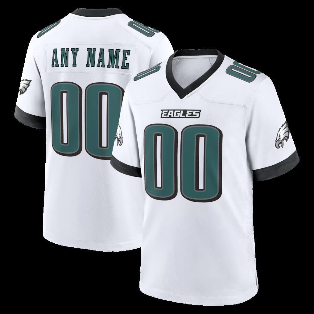 American Football Jersey | Custom P.Eagles White White Game Marou - image 1