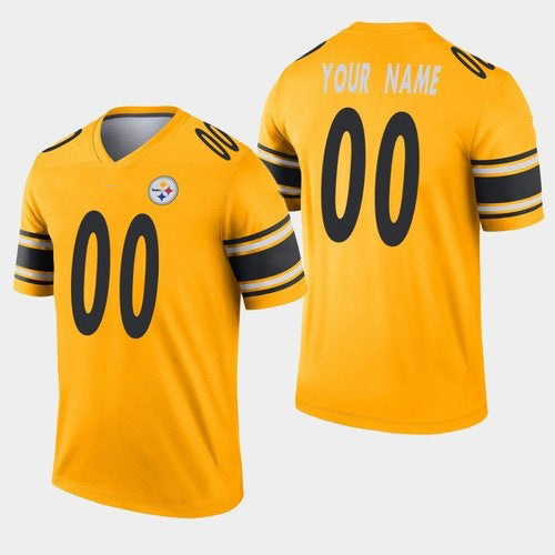 American Football Jersey | Custom P.Steelers Inverted Gold Legend Marou - image 1