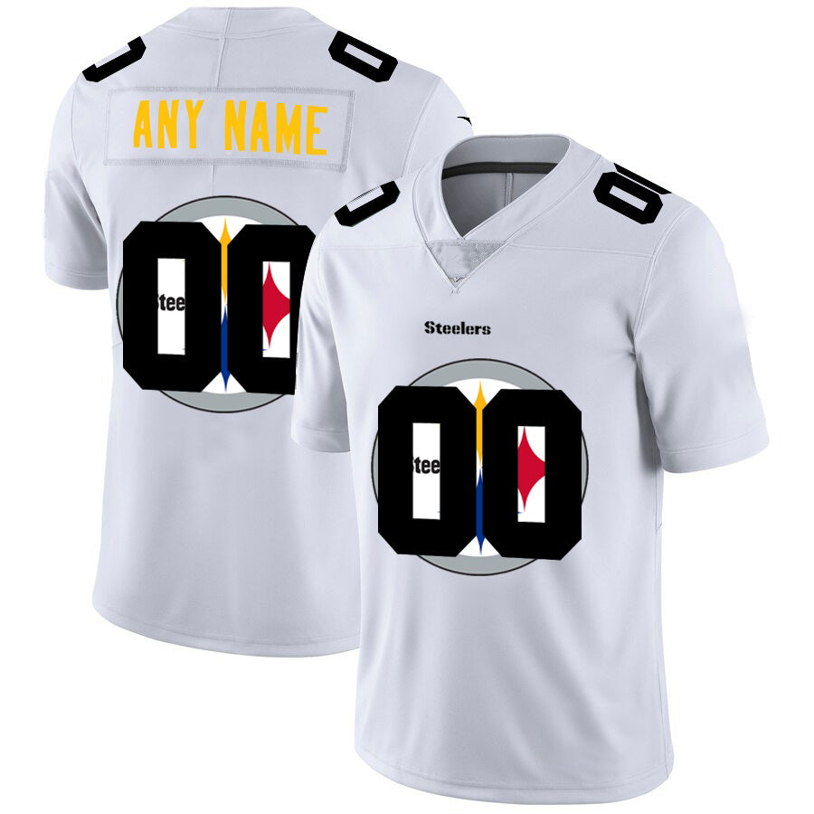 American Football Jersey | Custom P.Steelers White Team Big Logo Limited Marou - image 1