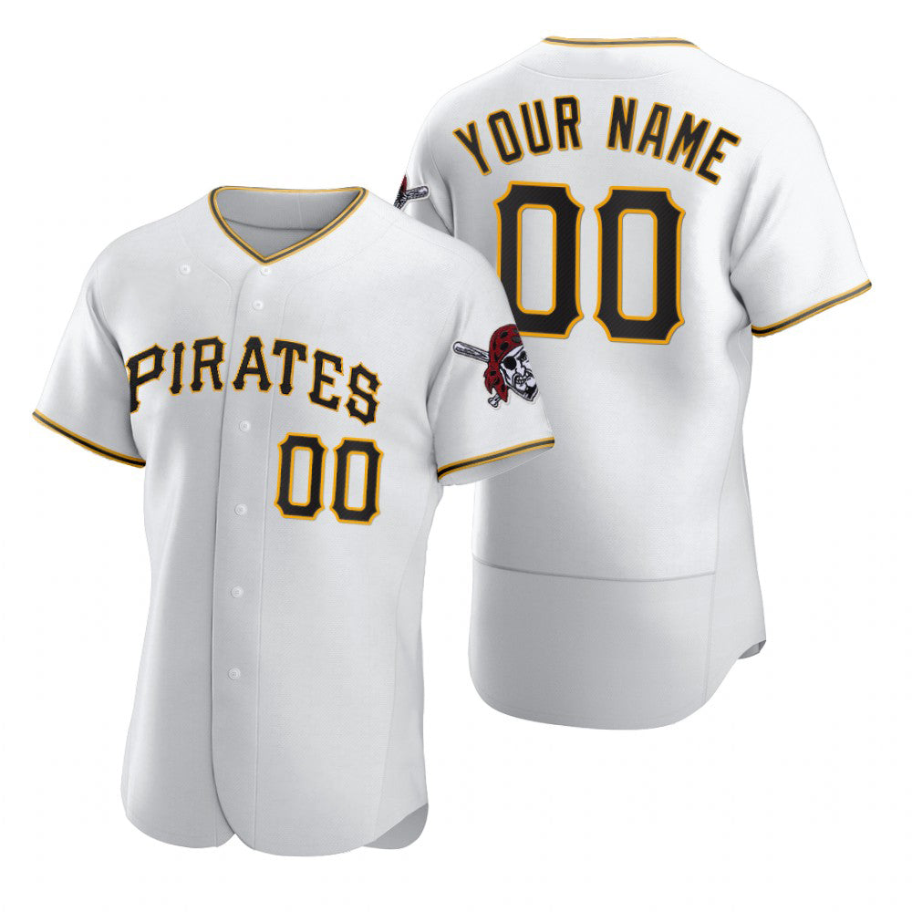 Baseball Jersey | Custom Pittsburgh Pirates White 2020 Stitched Flex - image 1