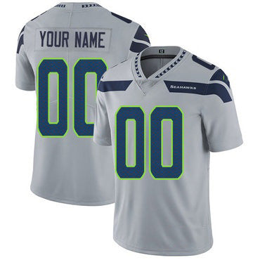 American Football Jersey | Custom S.Sehawks Gray Player Limited Marou - image 1