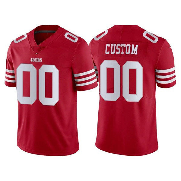 American Football Jersey | Custom SF.49ers 2022 New Scarlet Stitched Football Marou - image 1