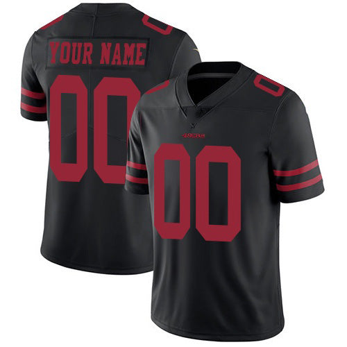 American Football Jersey | Custom SF.49ers Alternate Black Limited Marou - image 1