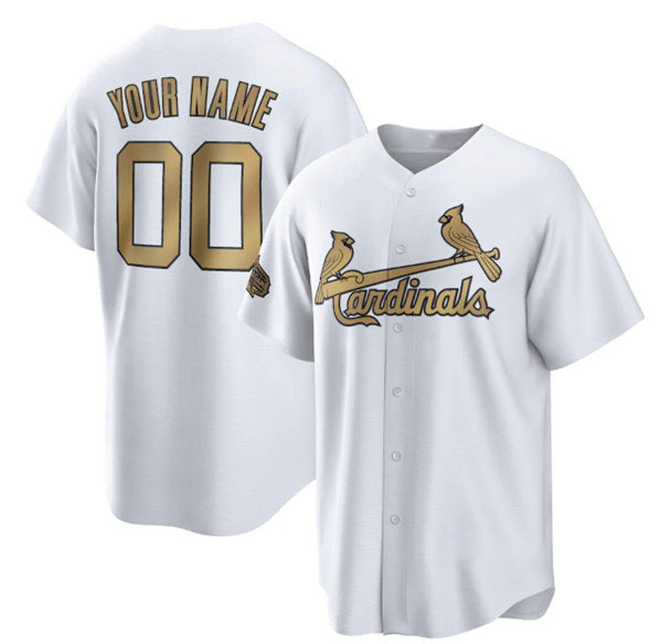 Baseball Jersey | Custom St. Louis Cardinals Active Player 2022 All-Star White Stitched - image 1