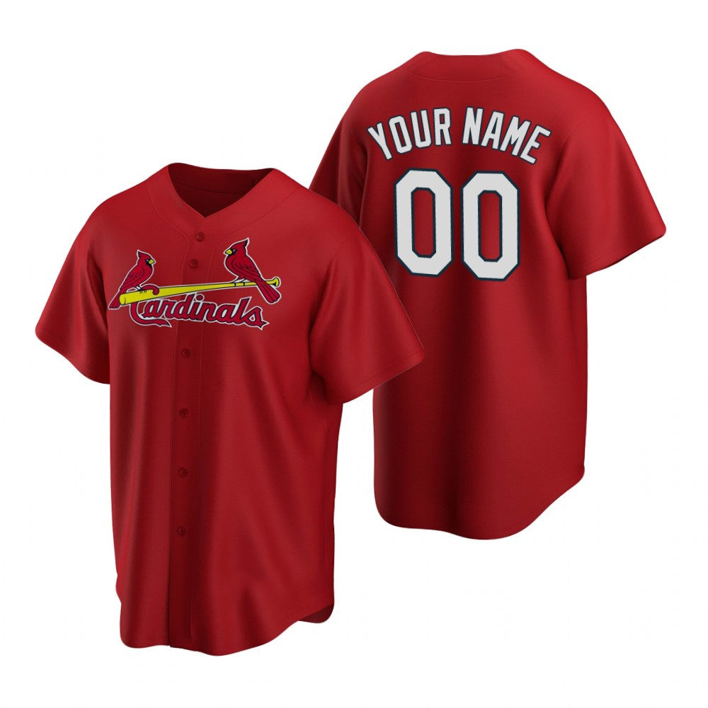 Baseball Jersey | Custom St. Louis Cardinals Red Stitched Cool - image 1