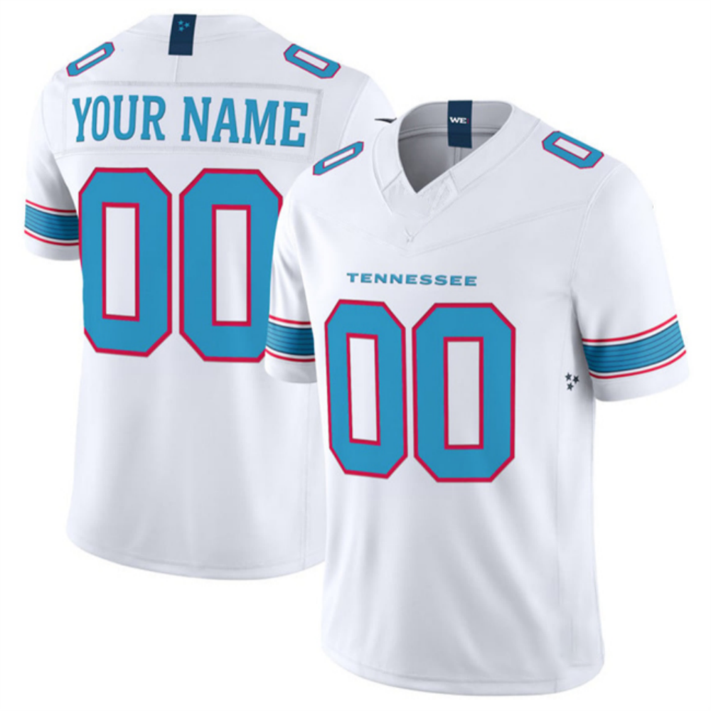American Football Jersey | Custom T.Titans White Vapor F.U.S.E. Limited Stitched - image 1