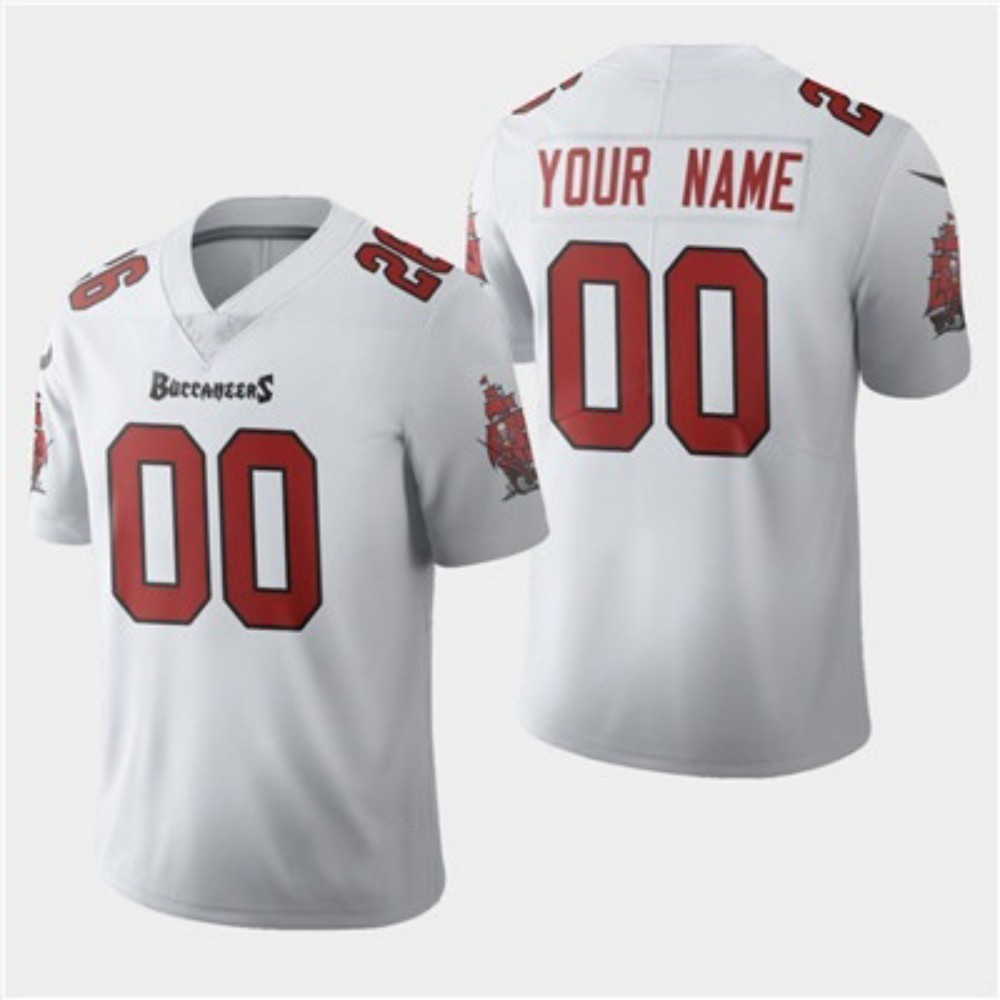 American Football Jersey | Custom TB.Buccaneers 2020 Vapor Limited White Stitched Football Jerseys - image 1