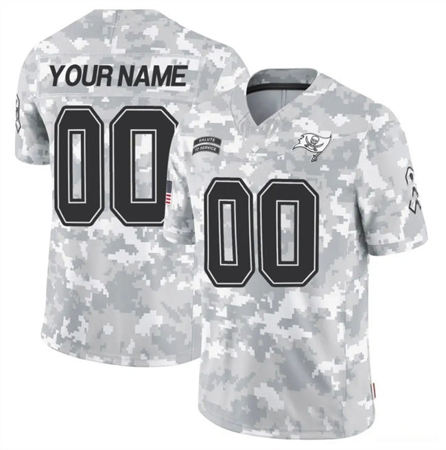 American Football Jersey | Custom TB.Buccaneers Active Player 2024 F.U.S.E Arctic Camo Salute To Service Limited Stitched Marou - image 1