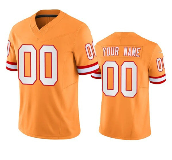 American Football Jersey | Custom TB.Buccaneers Active Player Orange 2023 F.U.S.E. Throwback Limited Stitched Marou - image 1