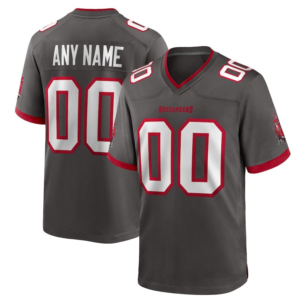 American Football Jersey | Custom TB.Buccaneers Pewter Alternate Game Marou - image 1