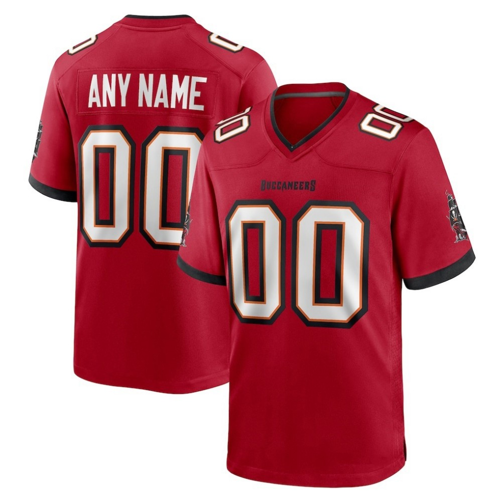 American Football Jersey | Custom TB.Buccaneers Red Team Game Jersey Stitched Football Jerseys - image 1