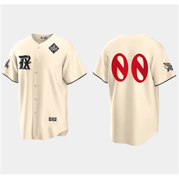 Baseball Jersey | Custom Texas Rangers Active Player Cream 2023 World Series City Connect Stitched - image 1