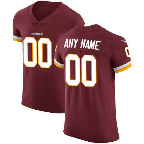 American Football Jersey | Custom W.Redskins Burgundy Red Team Color Marou - image 1