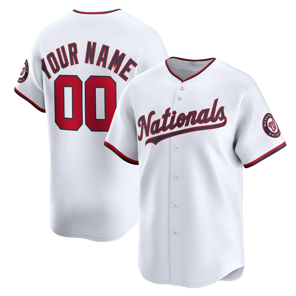 Baseball Jersey | Custom Washington Nationals White Home Limited Cool - image 1