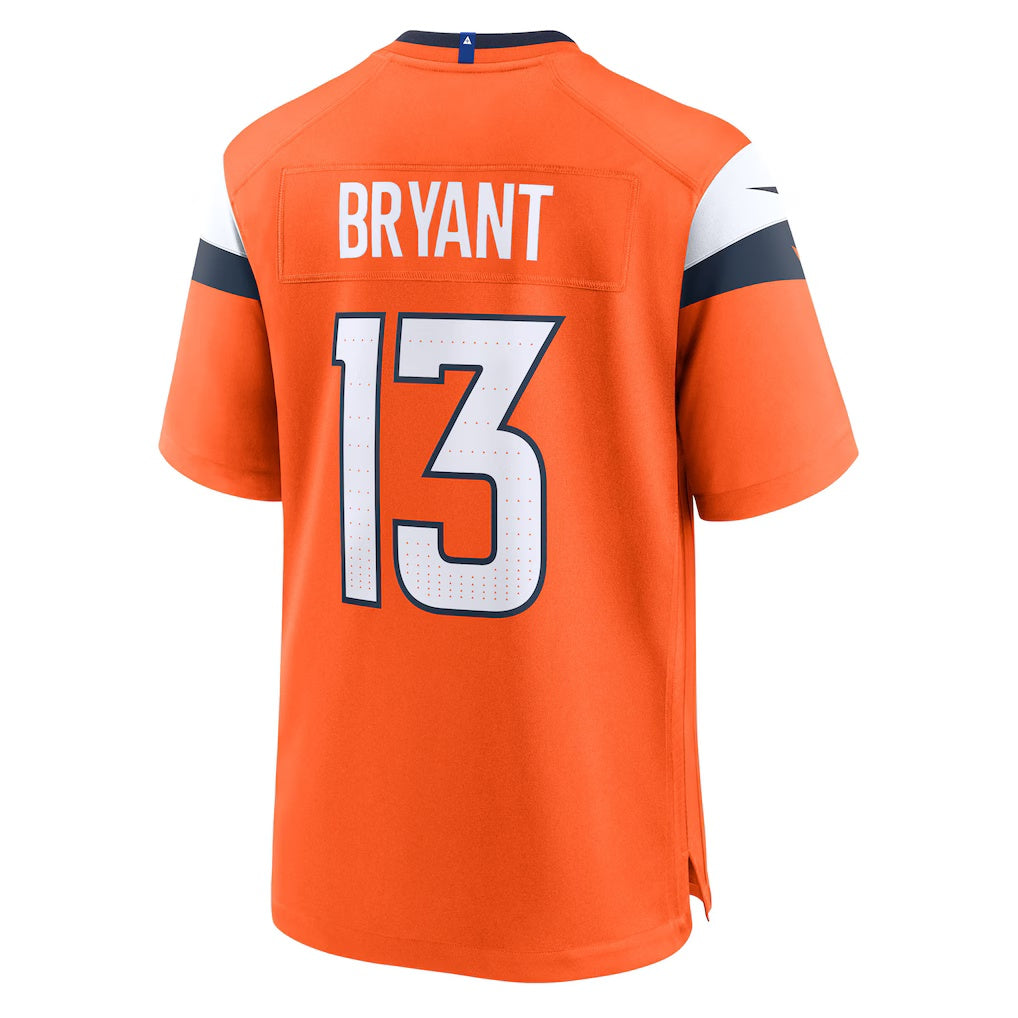 American Football Jersey | D.Broncos #13 Pat Bryant Orange Team Game Stitched Football American Jersey - image 1