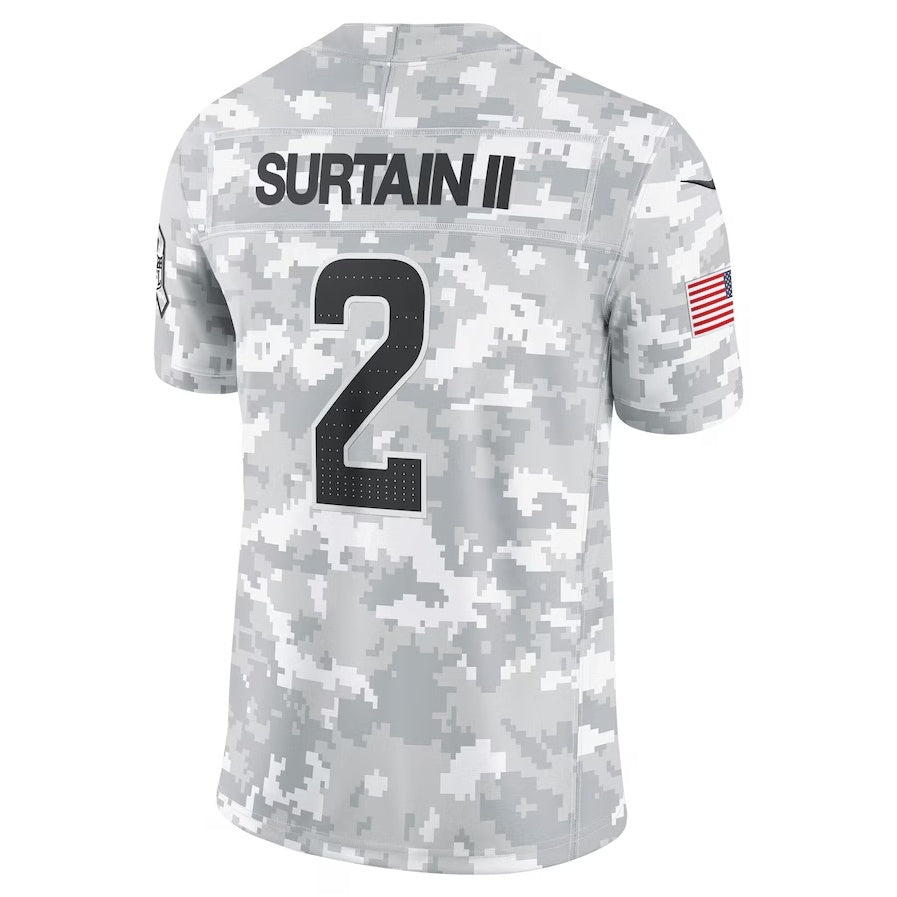 American Football Jersey | D.Broncos #2 Patrick Surtain II Arctic Camo 2024 Salute to Service Limited Stitched Football American Jersey - image 1