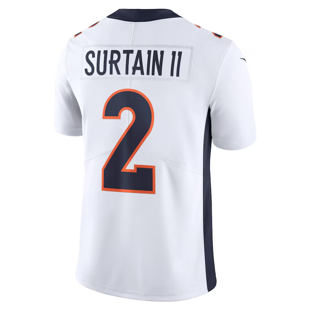 American Football Jersey | D.Broncos #2 Patrick Surtain II White Limited Stitched Football American Jersey - image 1