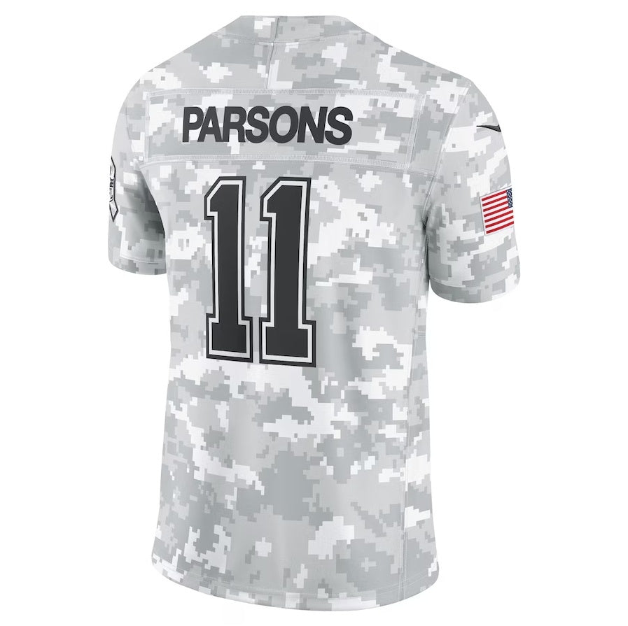 American Football Jersey | D.Cowboys #11 Micah Parsons Arctic Camo 2024 Salute to Service Limited Stitched Football American Jersey - image 1