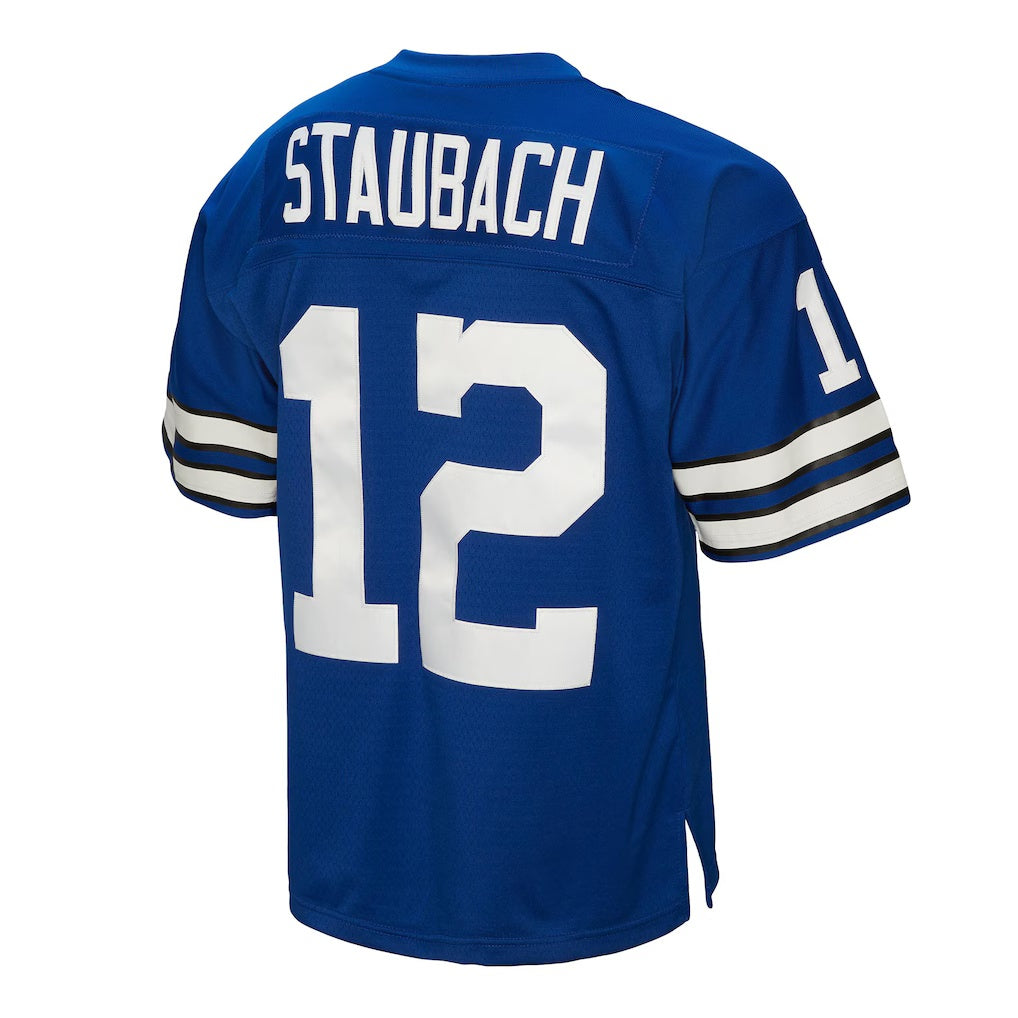 American Football Jersey | D.Cowboys #12 Roger Staubach Navy Big & Tall Legacy Retired Player Stitched Football American Jersey - image 1