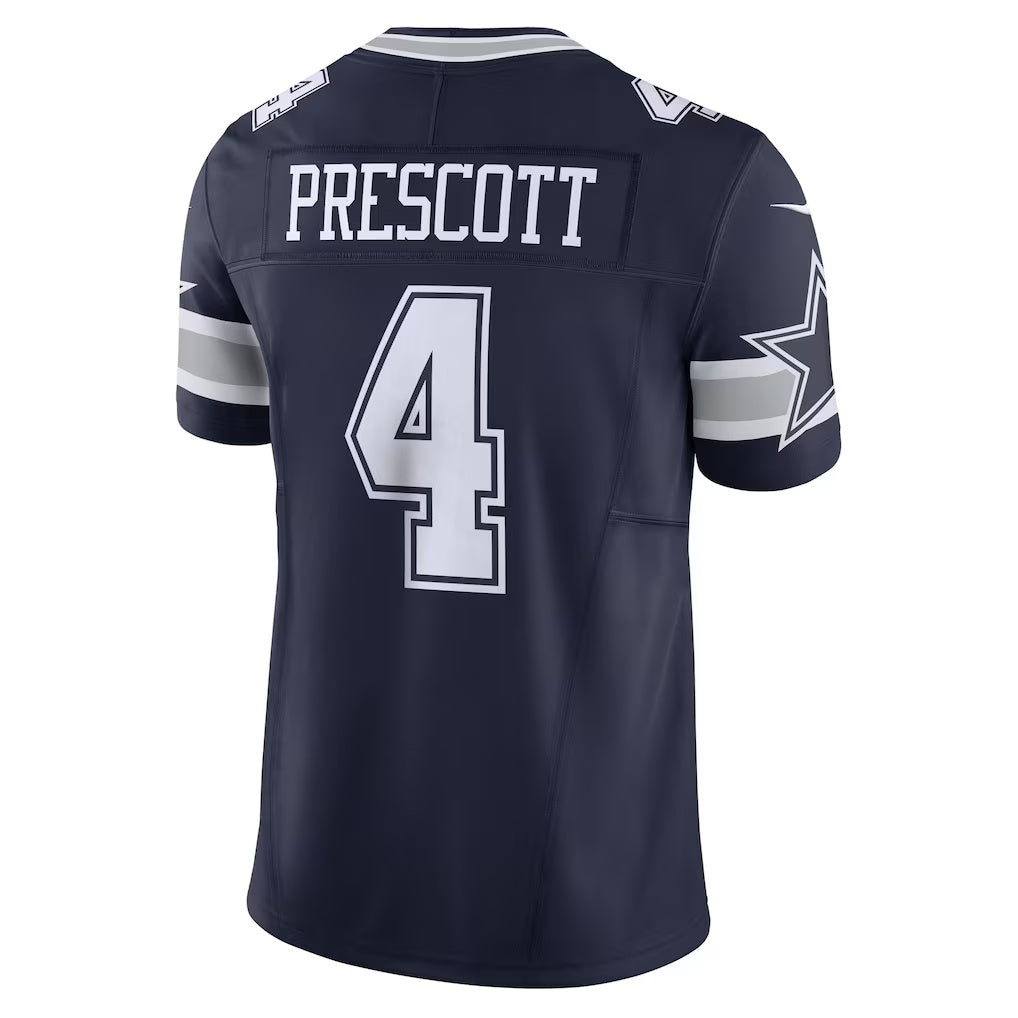 American Football Jersey | D.Cowboys #4 Dak Prescott Navy Vapor F.U.S.E. Limited Stitched Football American Jersey - image 1