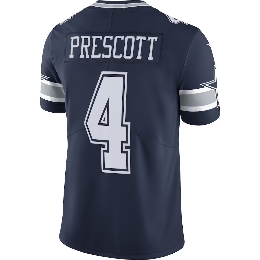 American Football Jersey | D.Cowboys #4 Dak Prescott Navy Vapor Limited Player Stitched Football American Jersey - image 1