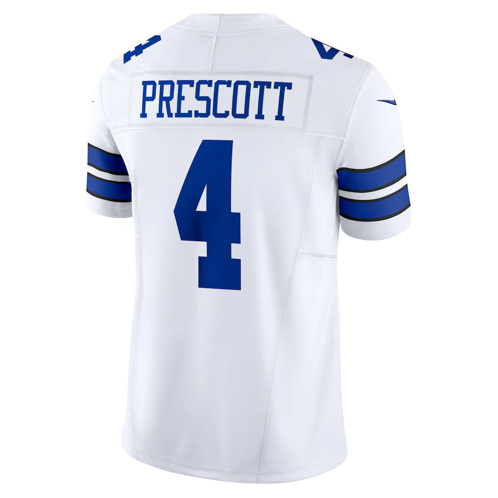 American Football Jersey | D.Cowboys #4 Dak Prescott White Vapor F.U.S.E. Limited Stitched Football American Jersey - image 1