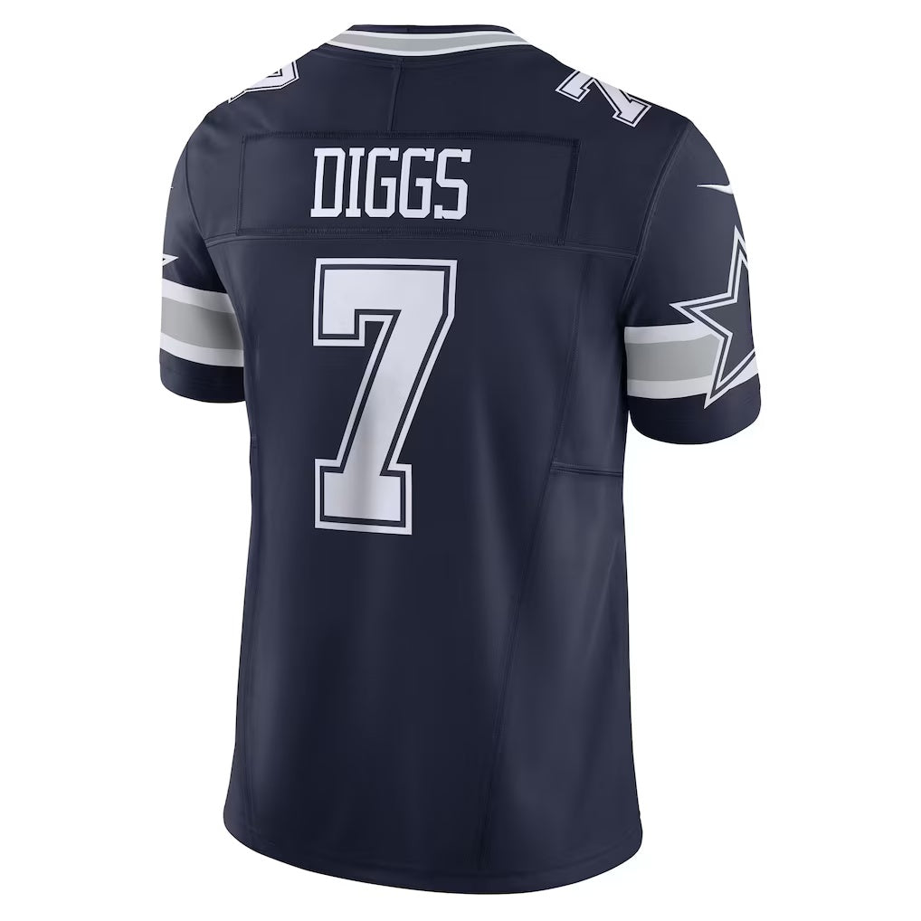 American Football Jersey | D.Cowboys #7 Trevon Diggs Navy Vapor F.U.S.E. Limited Stitched Football American Jersey - image 1
