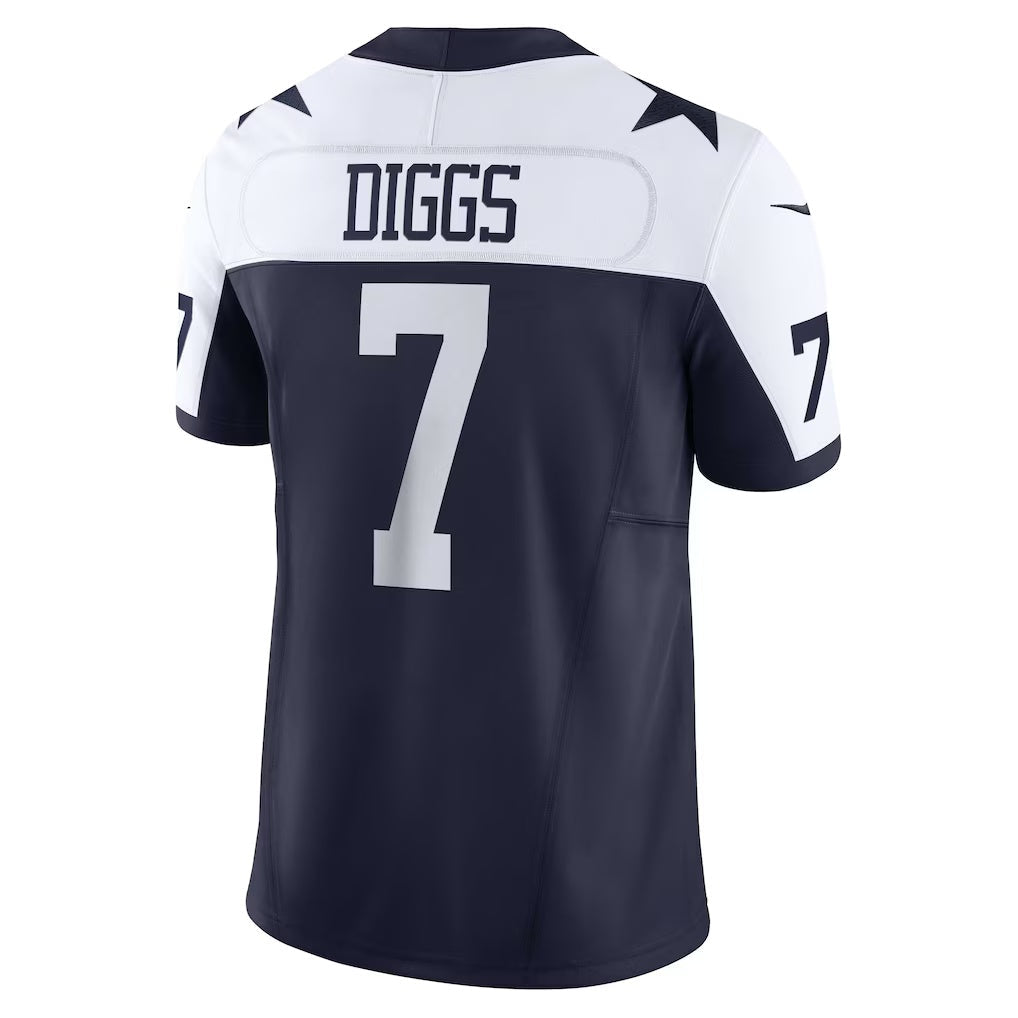 American Football Jersey | D.Cowboys #7 Trevon Diggs Navy Vapor F.U.S.E. Limited Stitched Football American Jersey - image 1