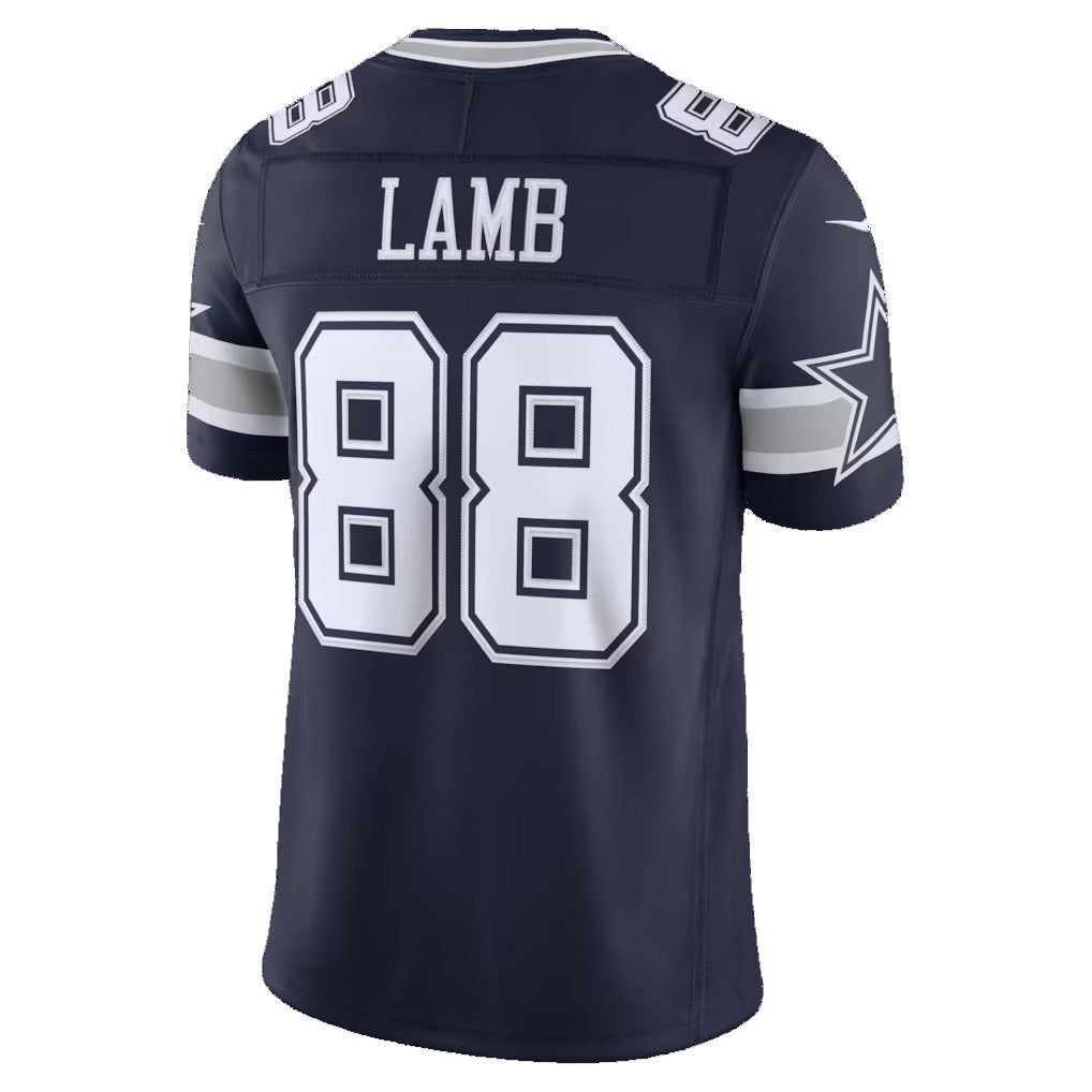 American Football Jersey | D.Cowboys #88 CeeDee Lamb Navy Team Vapor F.U.S.E. Stitched Limited - image 1
