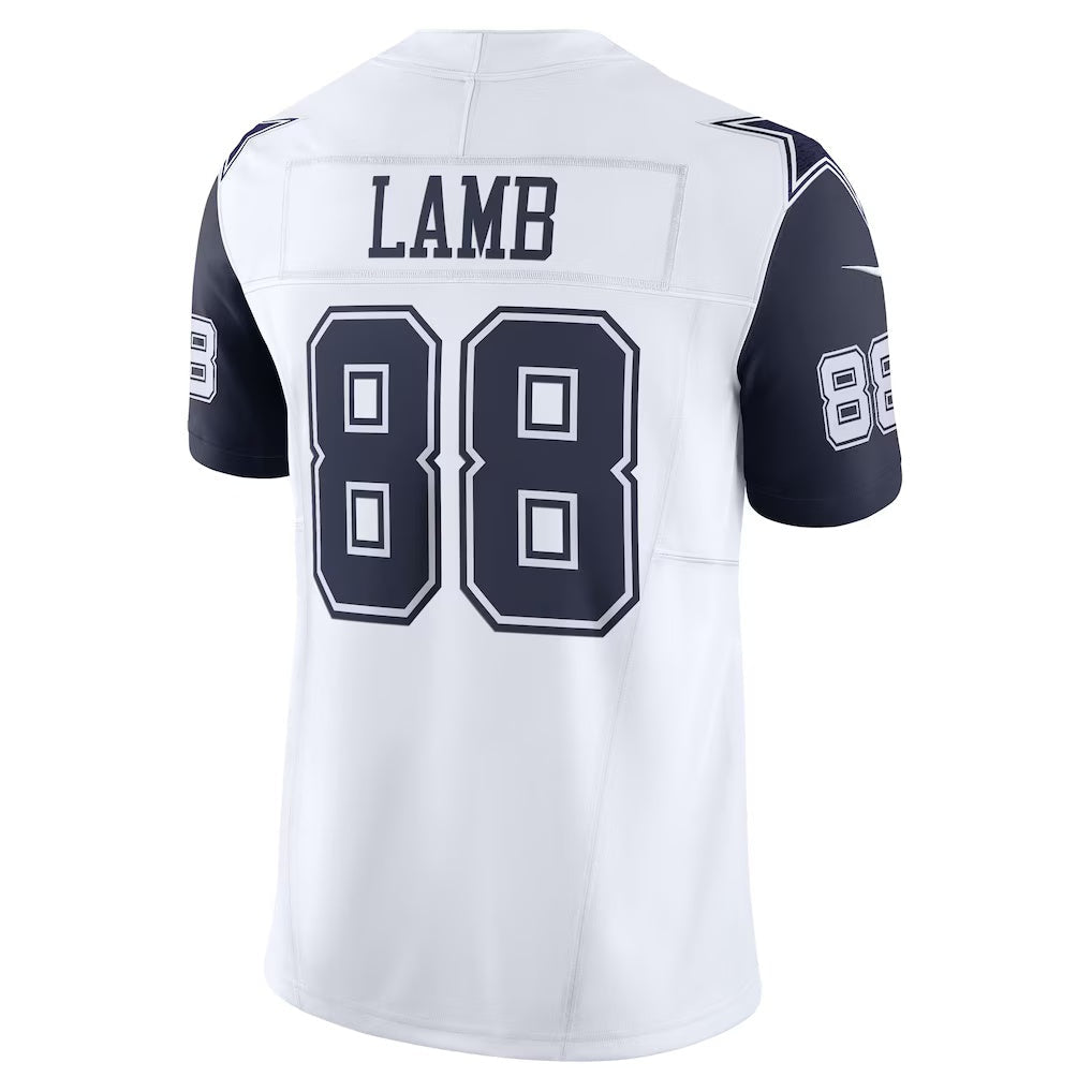 American Football Jersey | D.Cowboys #88 CeeDee Lamb White Vapor F.U.S.E. Limited Stitched Football American Jersey - image 1