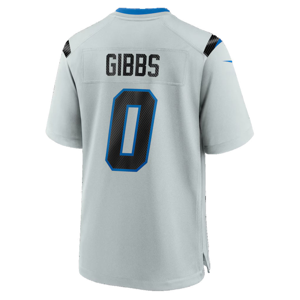 American Football Jersey | D.Lions #0 Jahmyr Gibbs Silver 2026 Rivalries Collection Game Football Stitched Jersey - image 1
