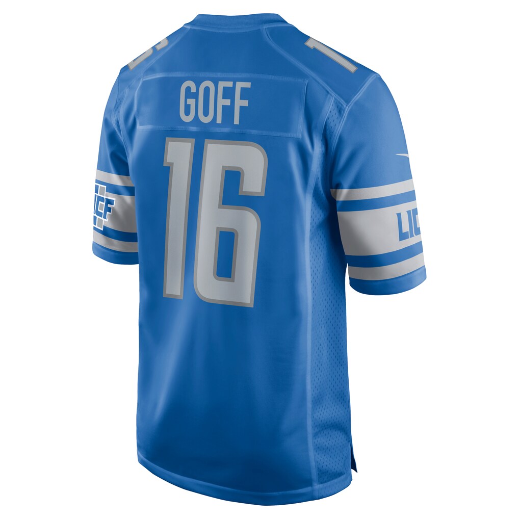 American Football Jersey | D.Lions #16 Jared Goff Blue Game Stitched Football American Jersey - image 1