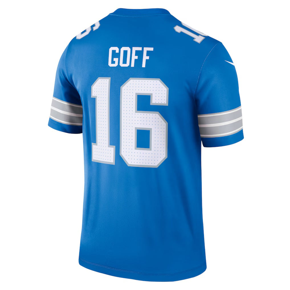 American Football Jersey | D.Lions #16 Jared Goff Blue Legend Player Performance Top Stitched Football American Jersey - image 1