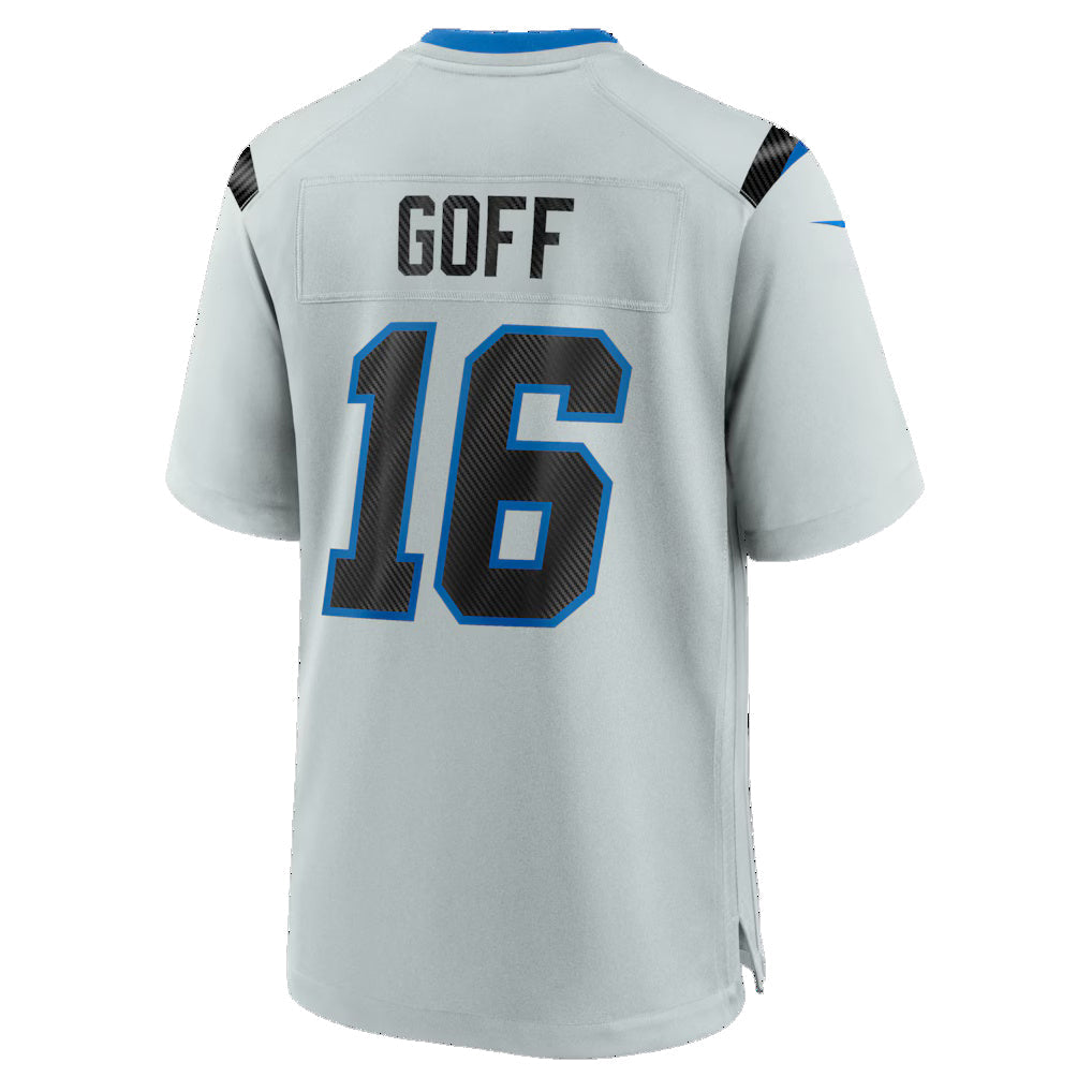 American Football Jersey | D.Lions #16 Jared Goff Silver 2026 Rivalries Collection Game Football Stitched Jersey - image 1