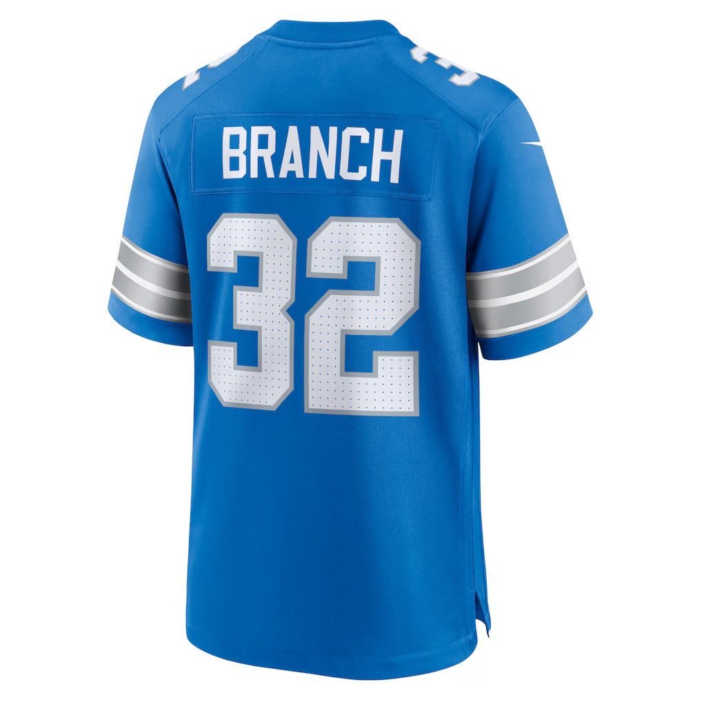 American Football Jersey | D.Lions #32 Brian Branch Blue Game Stitched Football American Jersey - image 1