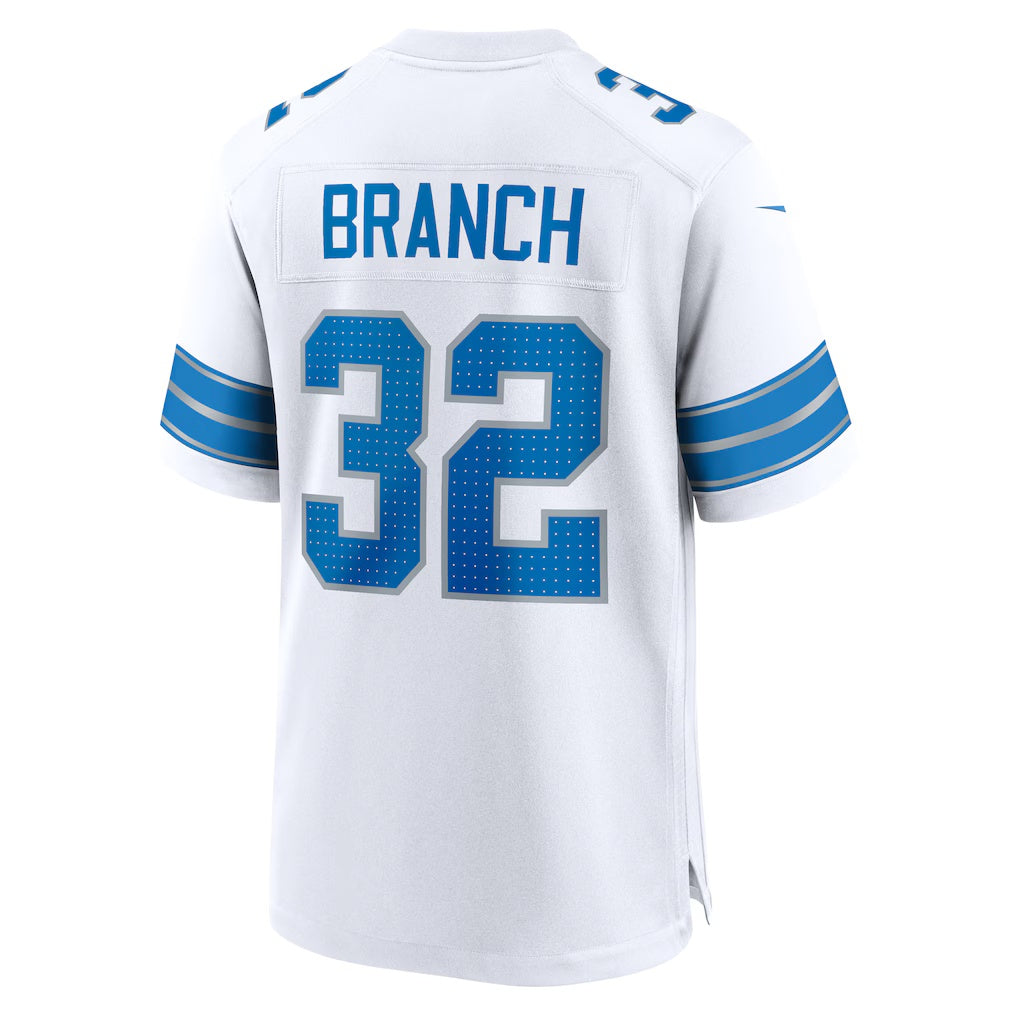 American Football Jersey | D.Lions #32 Brian Branch White White Game Stitched Football American Jersey - image 1