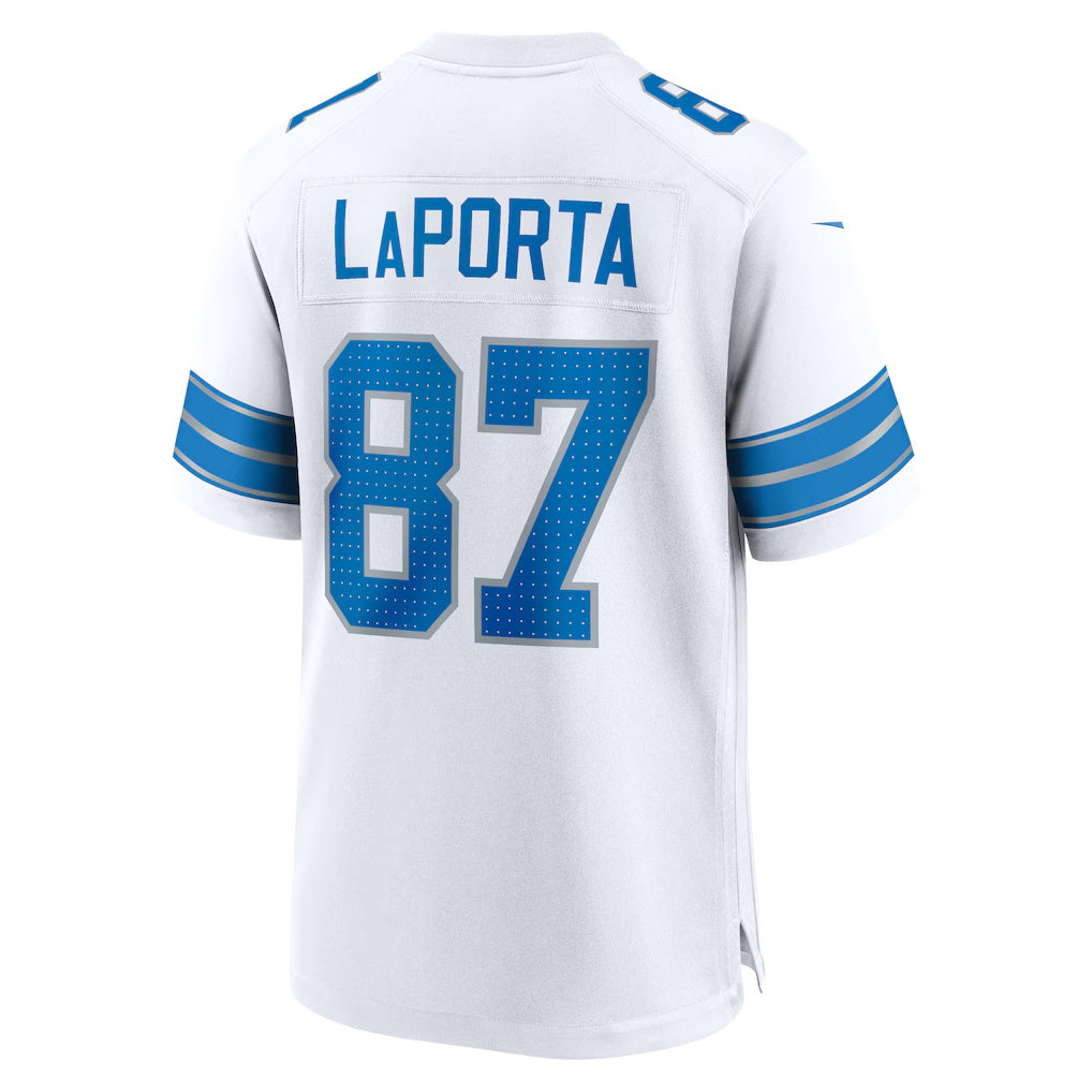 American Football Jersey | D.Lions #87 Sam LaPorta White White Game Stitched Football American Jersey - image 1
